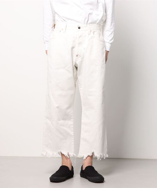 ワイドパンツ ジーンズ CLAMP/クランプ/NO2 DENIM 701 (w/damage)/ナンバー2デニム　ダメージ加工 メンズの画像