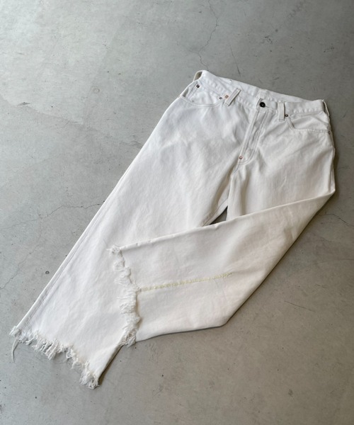 ワイドパンツ ジーンズ CLAMP/クランプ/NO2 DENIM 701 (w/damage)/ナンバー2デニム　ダメージ加工 メンズの画像