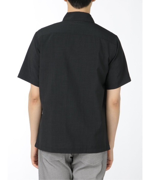 renoma HOMME シャツ レノマ オム フルZIP比翼 半袖シャツ