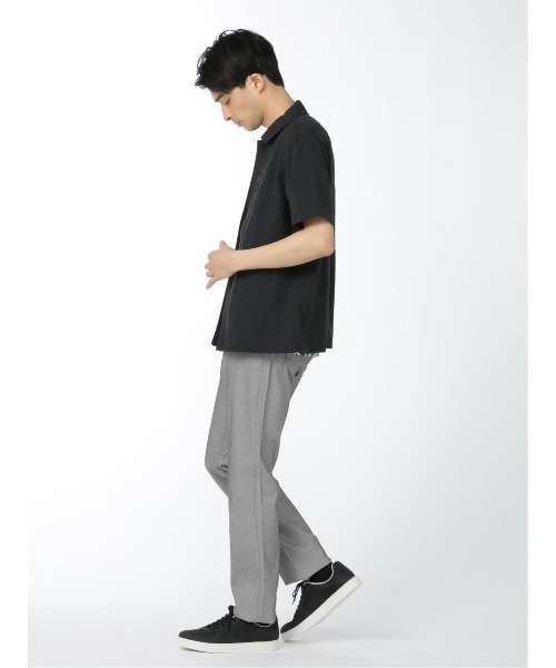 renoma⚪︎トップス renoma HOMME シャツ レノマ オム フルZIP比翼 半袖シャツ