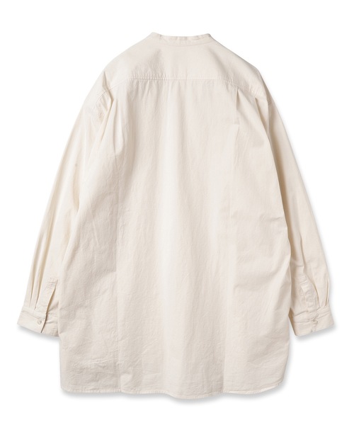 RYU シャツ band collar over bosom shirt メンズ レディース 