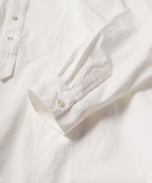 RYU シャツ band collar over bosom shirt メンズ レディース 