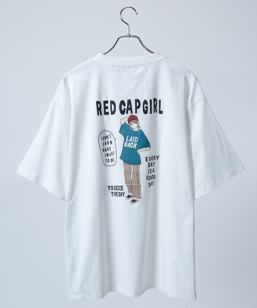 RED CAP GIRL tシャツ 「a-r」「RedCapGirl/レッドキャップ
