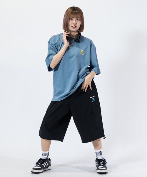 アライブン インベル レディース カラーTシャツ半袖 レッドM③