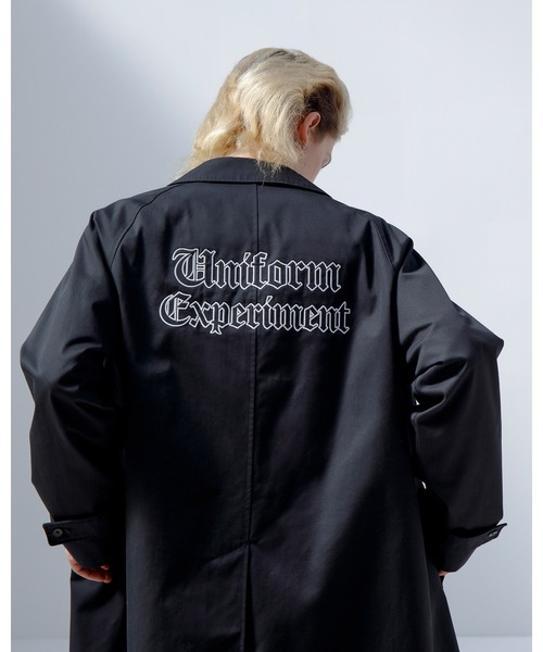 新品未使用　uniform experiment ステンカラーコート ブラック uniform experiment ステンカラーコート コート BALMACAAN COAT メンズ