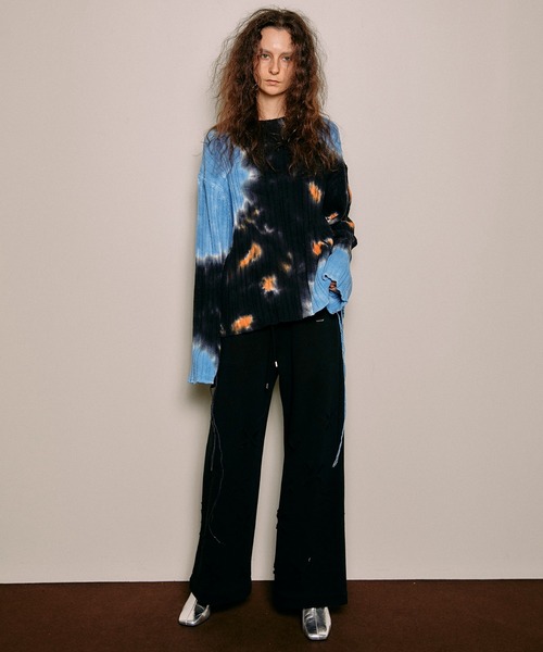 メゾンスペシャル　Tie-dye Knit Wear/タイダイニット MAISON SPECIAL ニット セーター Tie-dye Knit Wear/タイダイ