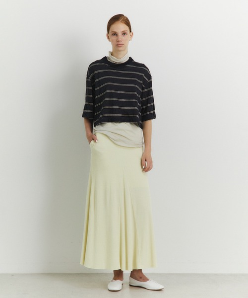 UNFIL（アンフィル） スカート アンフィル / raw silk rib-jersey