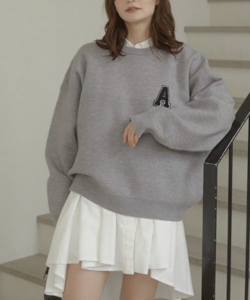 ACYM（アシーム） ニット セーター A logo sweat ニット レディース