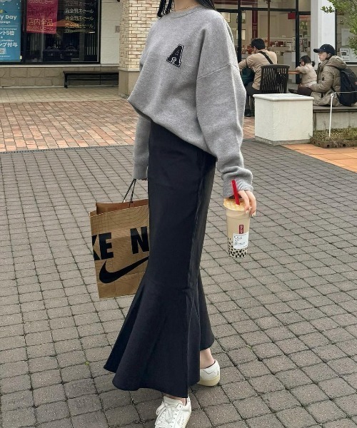 ACYM（アシーム） ニット セーター A logo sweat ニット レディース