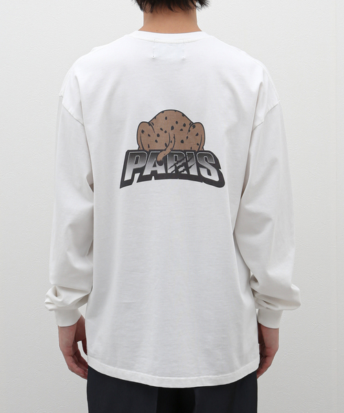 ◇PARIS SAINT-GERMAIN 長袖カットソー 送料無料 管9342 Paris Saint-Germain / パリ・サン＝ジェルマン】JP BACK EMBLEM