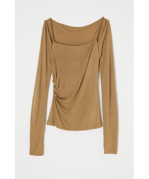 tシャツ SQUARE NECK GATHER トップス レディース MOUSSY tシャツ SQUARE NECK GATHER トップス レディース