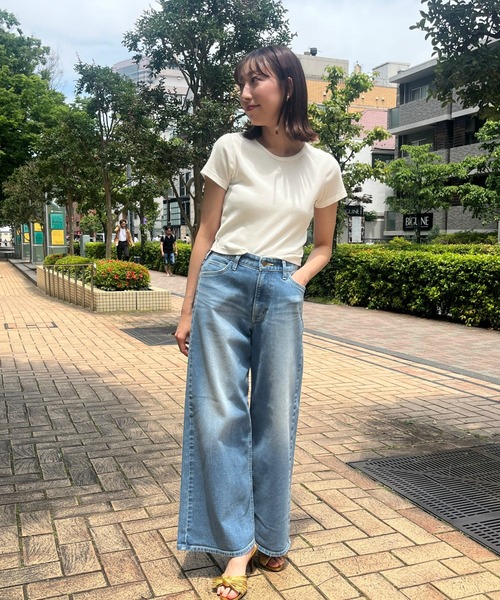 Lee ジーンズ デニム デニムパンツ Lee/リー BABE ワイドデニム