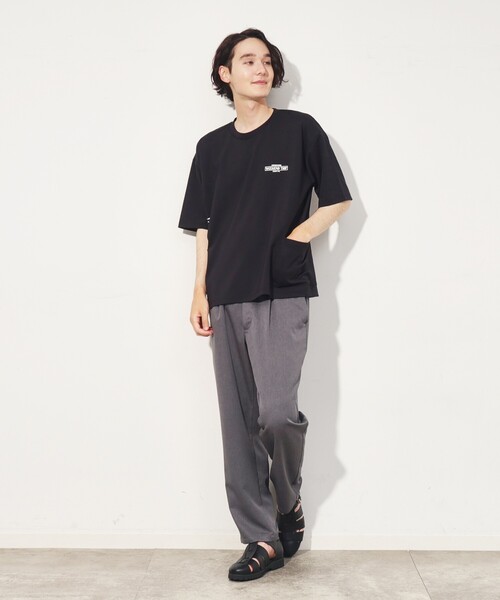 THE SHOP TK tシャツ 「接触冷感」ポンチマルチポケットTシャツ