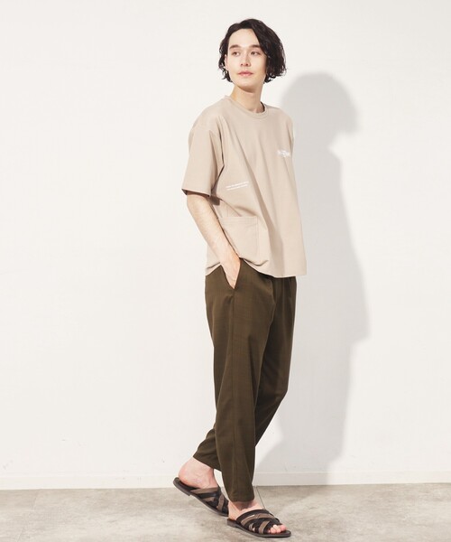 THE SHOP TK tシャツ 「接触冷感」ポンチマルチポケットTシャツ