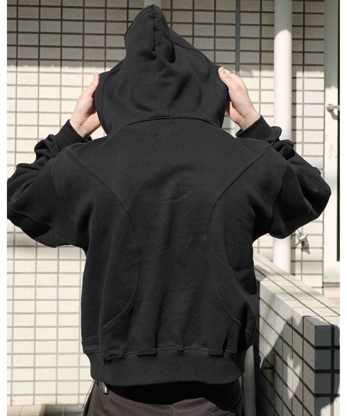 Noen（ノエン） パーカー ショートリブラインフーディー メンズ