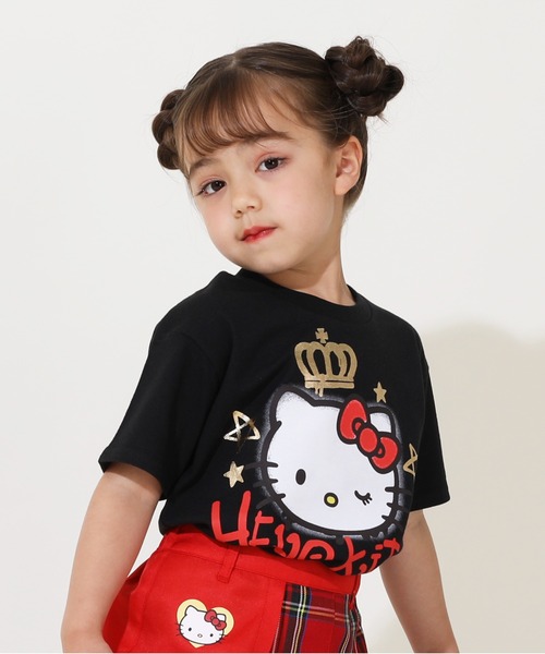 Ojiko ハローキティ Tシャツ 親子コーデ　Mサイズ120cm Ojiko ハローキティ Tシャツ 親子コーデ Mサイズ120cm
