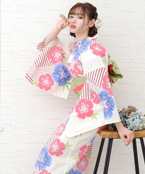 【新品】浴衣反物　レディース　日本製　綿100％　派手　大柄　ゆかた 2025-1108_3.jpg