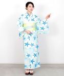 浴衣 浴衣 帯 2点セット 綿100% 選べる...の詳細画像1