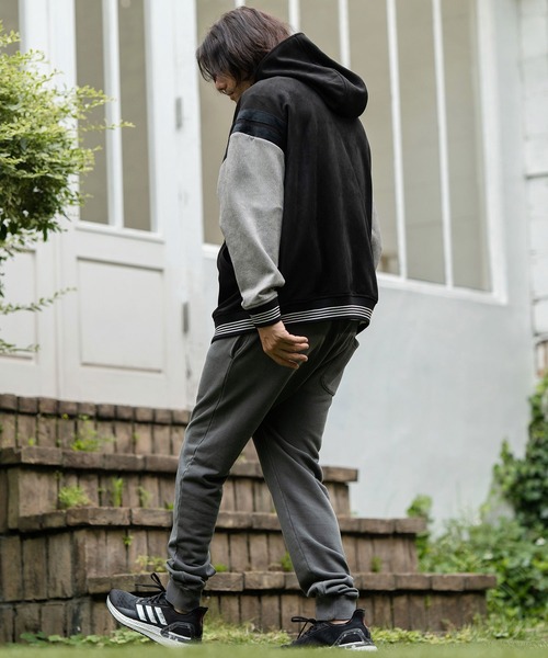 CAMBIO（カンビオ） スタジャン mj10078-Suede Like Ponti Hooded