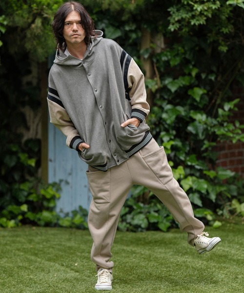 CAMBIO（カンビオ） スタジャン mj10078-Suede Like Ponti Hooded