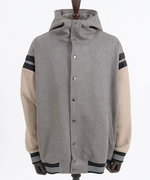 CAMBIO（カンビオ） スタジャン mj10078-Suede Like Ponti Hooded