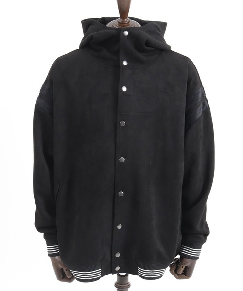 CAMBIO（カンビオ） スタジャン mj10078-Suede Like Ponti Hooded