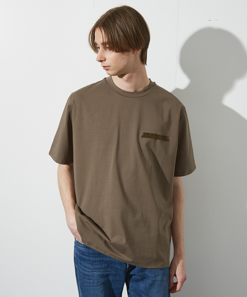 ABAHOUSE（アバハウス） tシャツ 「ブラシプリント」グラフィックT