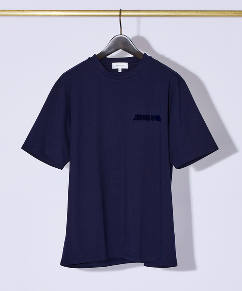 【ブラック】【ブラシプリント】グラフィックTシャツ ABAHOUSE（アバハウス） tシャツ 「ブラシプリント」グラフィックT