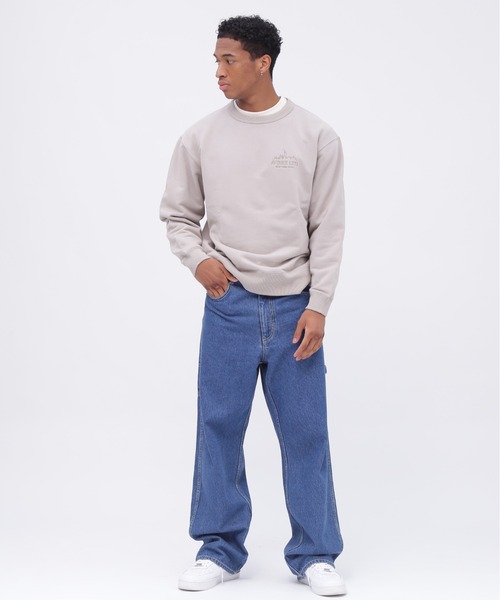 激安店舗 トレーナー AVIREX スウェット NYC SWEAT CREWNECK LOGO VARSITY トップス