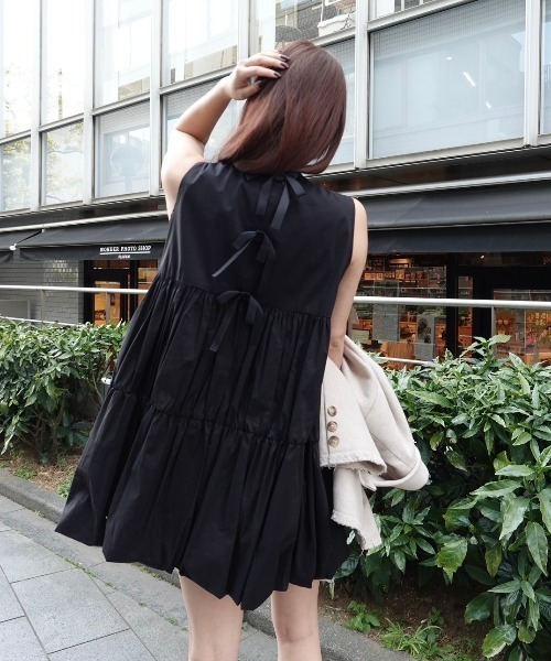 ACYM ワンピース Back tie baloon mini : ZOZOTOWN Yahoo!店