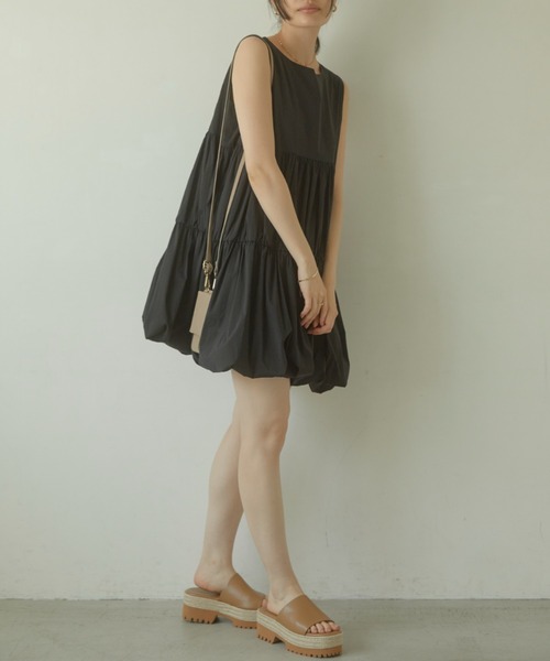 ACYM ワンピース Back tie baloon mini レディース : ZOZOTOWN Yahoo 