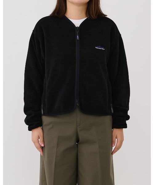 THOUSAND MILE/サウザンドマイル新品ニットフリースジップカーディガン THOUSAND MILE（サウザンドマイル） ニットフリース ジップ