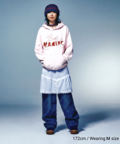 パーカー A'GEM/9 × .kom 「NICE GHOST CLUB/ナイスゴーストクラブ」 MANIAC RABBITS HOODIE/マニアッ NICE GHOST CLUB パーカー A'GEM/9 × .kom 「NICE CLUB/ナイス