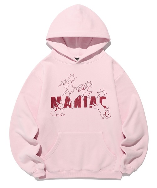 パーカー A'GEM/9 × .kom 「NICE GHOST CLUB/ナイスゴーストクラブ」 MANIAC RABBITS HOODIE/マニアッ NICE GHOST CLUB パーカー A'GEM/9 × .kom 「NICE CLUB/ナイス