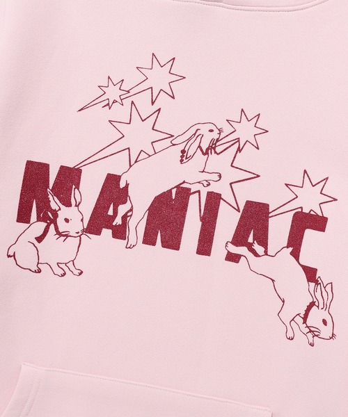 パーカー A'GEM/9 × .kom 「NICE GHOST CLUB/ナイスゴーストクラブ」 MANIAC RABBITS HOODIE/マニアッ NICE GHOST CLUB パーカー A'GEM/9 × .kom 「NICE CLUB/ナイス