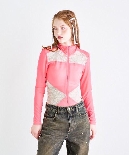 ★★L'ecole Des Femmes ボーダー柄ボディースーツ 送関税込み カノコボーダートップス｜TOPS｜レディースファッション通販のM