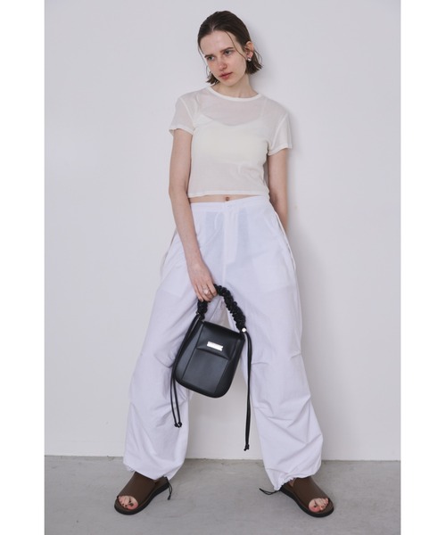 un/neu ショルダーバッグ バッグ ギャザーハンドルフェイク