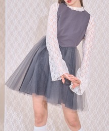 Lovilyn ラヴィリン　チュールロングワンピース Lovilyn（ラヴィリン）の「チュールロングワンピース