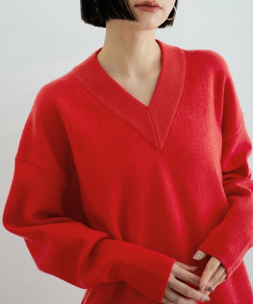 ADAM ET ROPE'（アダムエロペ） ニット セーター フォルムニット