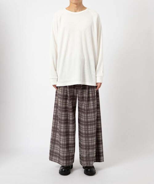【KANEMASA PHIL. 】Waffle Tank Top（ECRU） KANEMASA PHIL. 】Waffle Tank Top（ECRU）