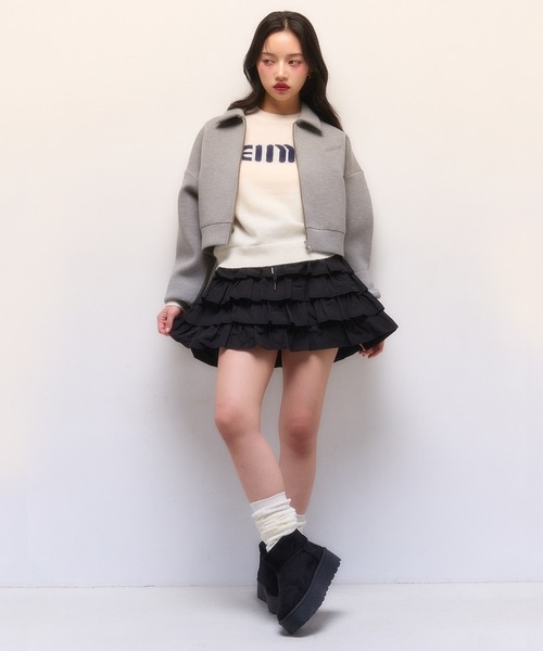 eimy istoire パンツ フリルミニスカショーパン レディース