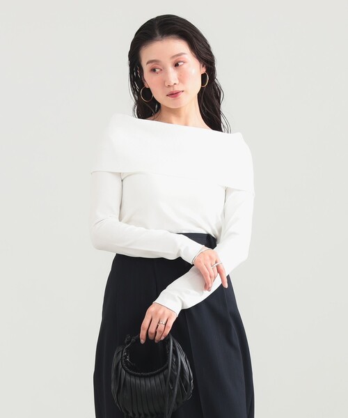 Demi-Luxe BEAMS（デミルクス ビームス） ニット セーター オフ