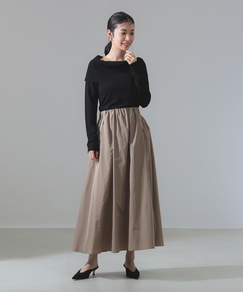 Demi-Luxe BEAMS ニット セーター オフショルダー プルオーバー