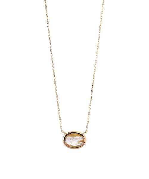 SIENA ROSE（シエナロゼ） ネックレス オーバルカットネックレス