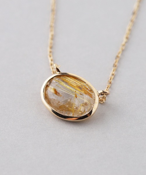 SIENA ROSE（シエナロゼ） ネックレス オーバルカットネックレス