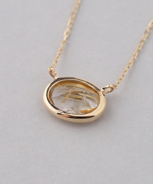 SIENA ROSE（シエナロゼ） ネックレス オーバルカットネックレス