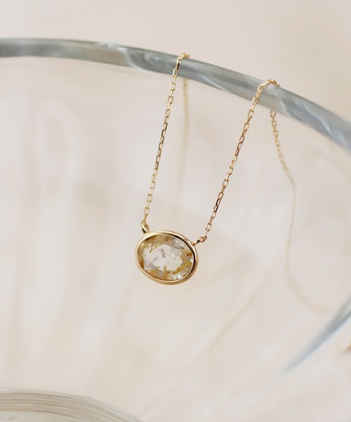 SIENA ROSE（シエナロゼ） ネックレス オーバルカットネックレス