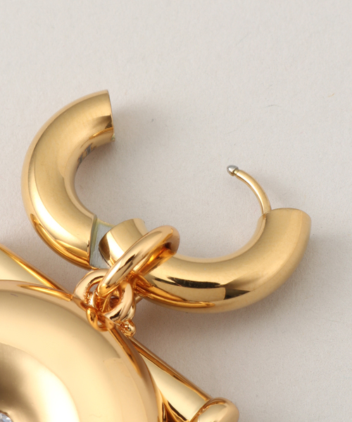 ピアス 「TIMELESS PEARLY/タイムレスパーリー」Gold donought and s