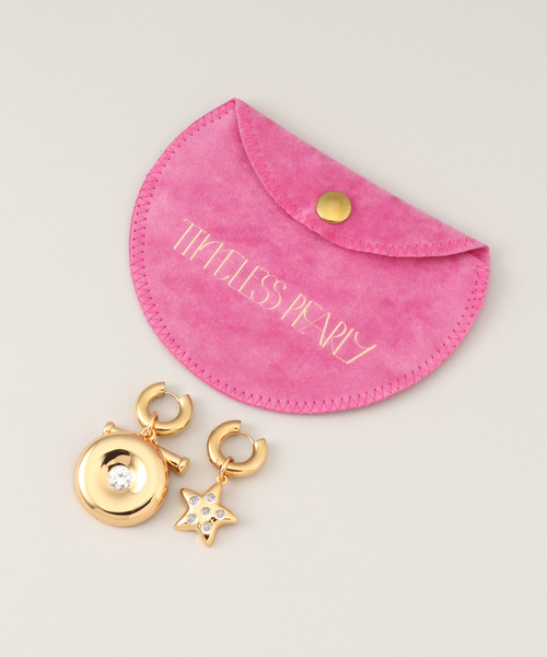 ピアス 「TIMELESS PEARLY/タイムレスパーリー」Gold donought and s