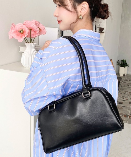 LUMEN★VOYAGE BOSTON BAG★簡潔な美の絶頂★人気早期完売 moment+ ボストンバッグ ロングハンドルボストンバッグ